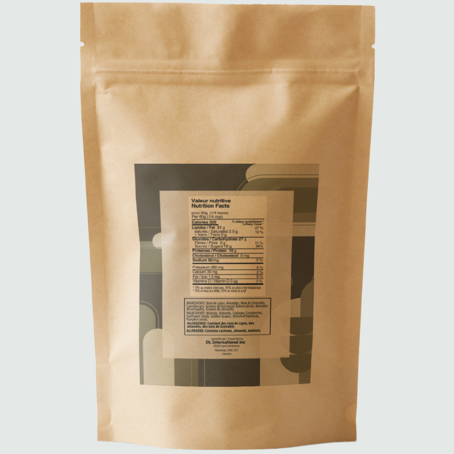 NUTTY BY NATURE - TRAIL MIX 12 x 60g