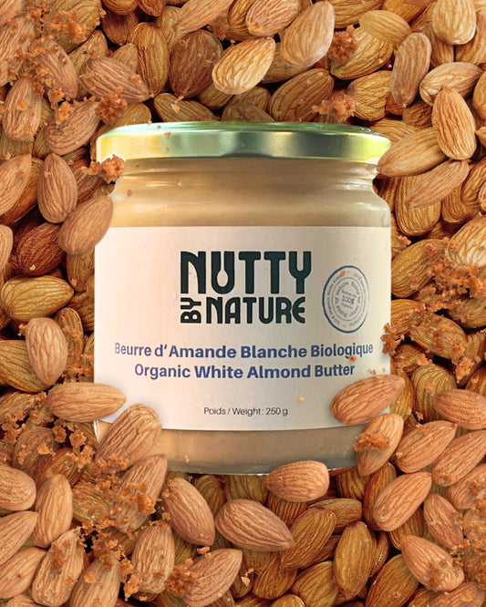 NUTTY BY NATURE - BEURRE D'AMANDE BLANCHE BIOLOGIQUE 250g